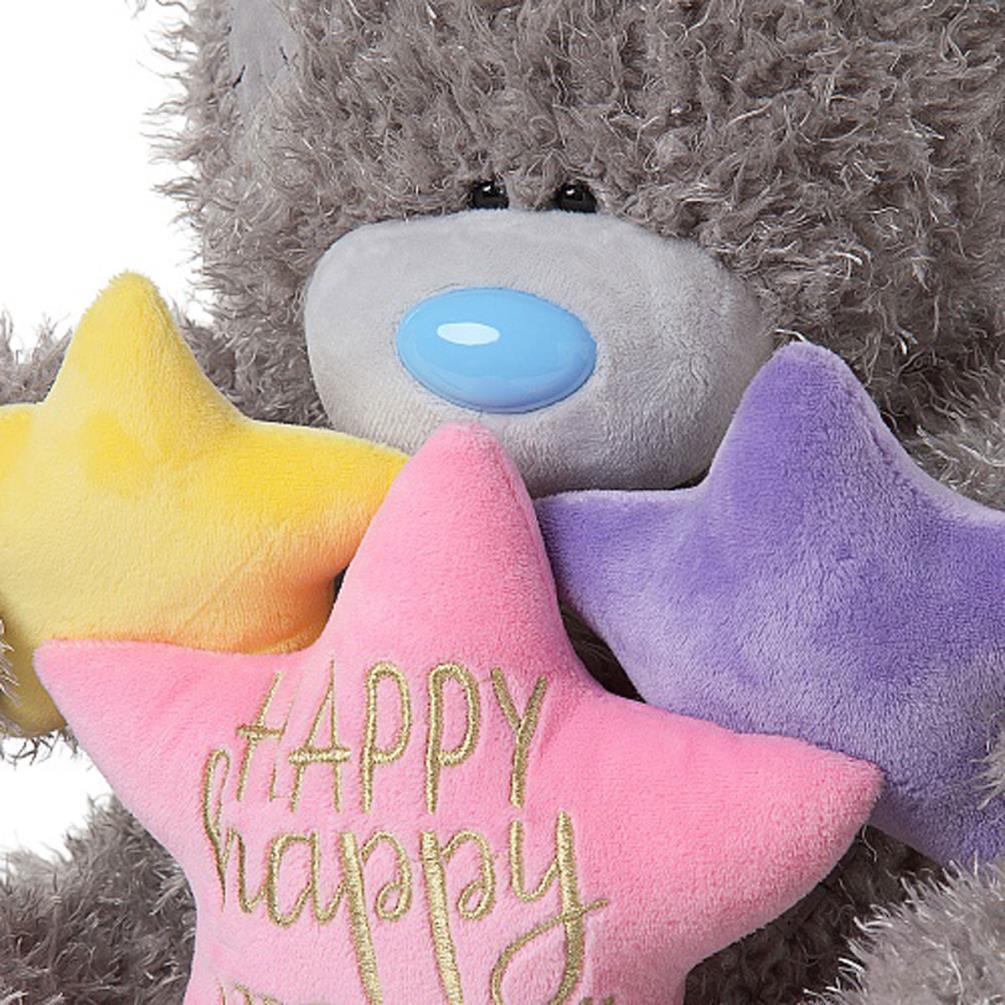 20" Happy Happy Birthday Stars Me to You Bear Extra Image 1